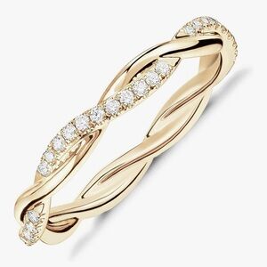 Gold Twist Ring